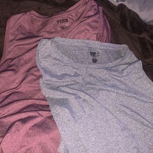 two pack- cut out sleeve tanks